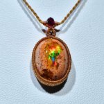 画像5: ☆01/01UP☆1世界最高品質のカンテラオパール全部出します：登場：マイクロマクラメ作品:虹色のきらきらがとまりません：メキシコオパールの奇跡：兆火（きざしび） (5)