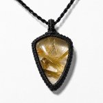 画像2: ブラジル産ゴールドルチルクォーツ！金の針金が水晶の中に：美しい金の結晶：Radiant Abundance（レイディアント・アバンダンス） (2)