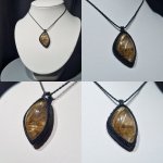 画像3: 【お買い得！！】超ハイクオリティ：ブラジル産ゴールドルチルクォーツ！金の針金が水晶の中に：美しい金の結晶：Solar Blessing（ソーラー・ブレッシング） (3)