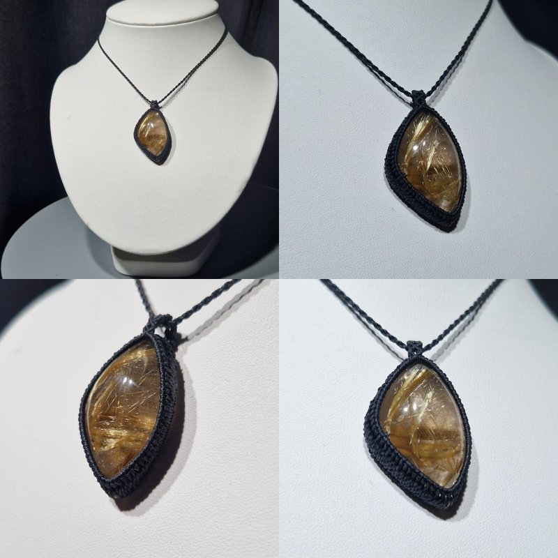 画像3: 【お買い得！！】超ハイクオリティ：ブラジル産ゴールドルチルクォーツ！金の針金が水晶の中に：美しい金の結晶：Solar Blessing（ソーラー・ブレッシング） (3)