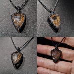 画像3: ファセットカット：ブラジル産ゴールドルチルクォーツ！金の針金が水晶の中に：美しい金の結晶：Golden Destiny（ゴールデン・デスティニー） (3)