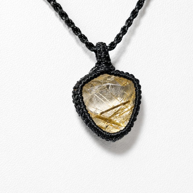 画像1: ファセット：ブラジル産ゴールドルチルクォーツ！金の針金が水晶の中に：美しい金の結晶：Golden Path（ゴールデン・パス） (1)