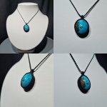 画像4: 【新作】【ついに月のかけらに登場】ペルシャ産：最強の一品：染めなし：ハイクオリティターコイズ：奇跡：蒼海のコンパス (4)