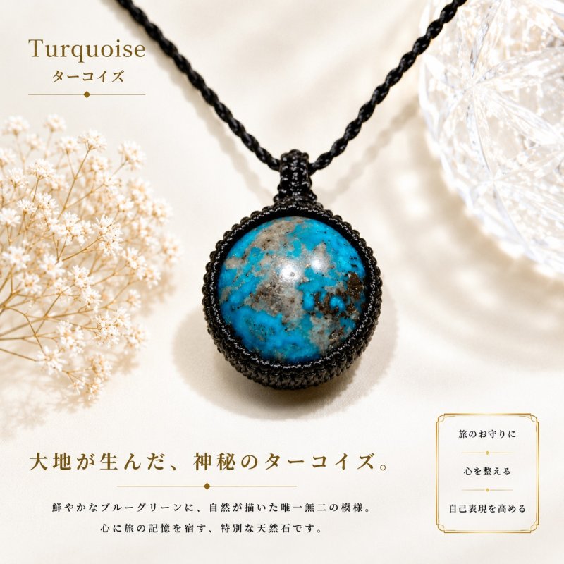 画像1: 【新作】【ついに月のかけらに登場】ペルシャ産：最強の一品：染めなし：ハイクオリティターコイズ：奇跡：風と大地の護符 (1)