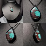 画像2: 【新作】【ついに月のかけらに登場】ペルシャ産：最強の一品：染めなし：ハイクオリティターコイズ：奇跡：虹空の旅人（にじそらのたびびと） (2)