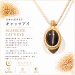 画像1: スキャポライトは、透明感のあるイエローやゴールド、パープルなど、繊細で美しい色彩を持つ天然石。：Garden of Time（ガーデン・オブ・タイム） (1)