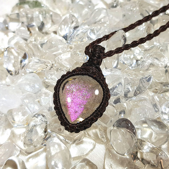 超激レアバイカラー透明度高いピンクプラチナルチルブレスレット6