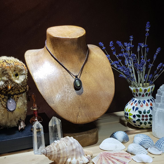 研磨済十勝石玲瓏マホガニーオブシディアンシルバー系ゴールドシラー